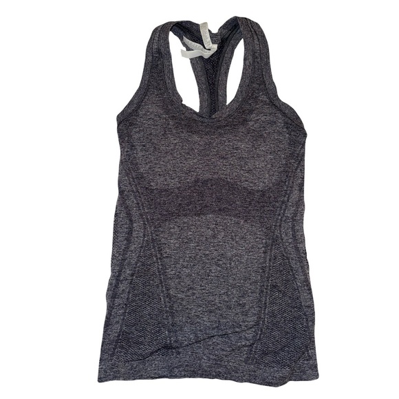 Athleta Tops - Athleta Women’s Seamless Momentum Racerback Tank Heathered Grey Med Like New XXS